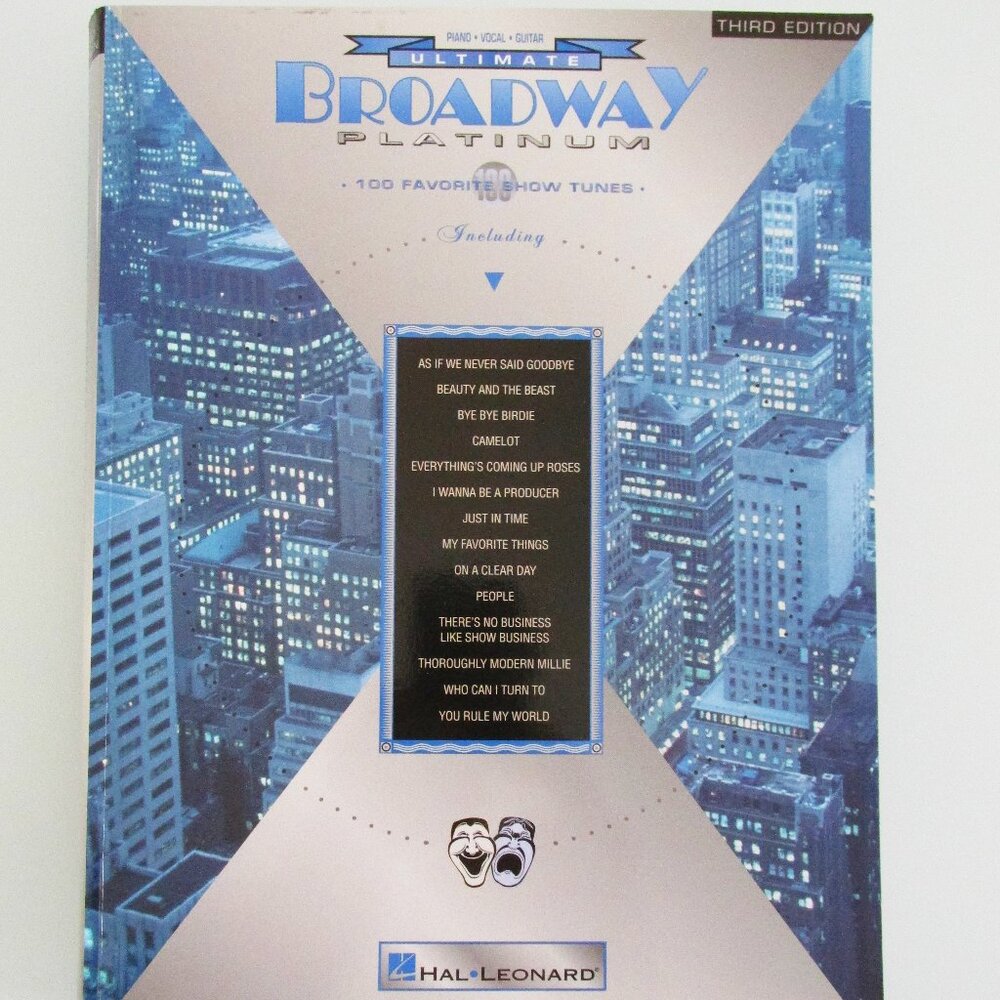 Ultimate Broadway Platinum Sheet Music Songbook (3rd Edition)